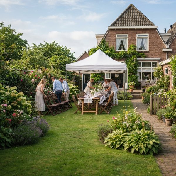 Een tuinfeest organiseren met een tent: waar begin je?