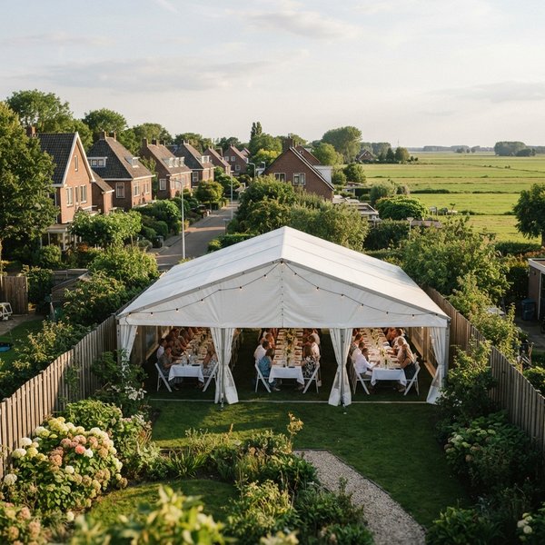 Welke partytent heb ik nodig voor 30, 50 of 100 personen?