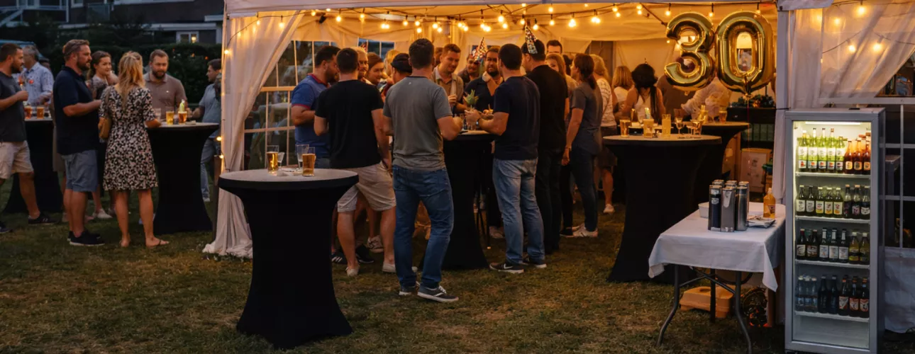 Verjaardag organiseren met Partytentverhuur Leiden