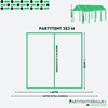 Partytent 3x3 meter