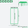 Partytent 3x6 meter 