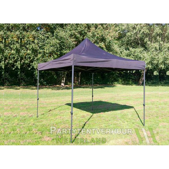 Easy up tent 3x3 meter zwart