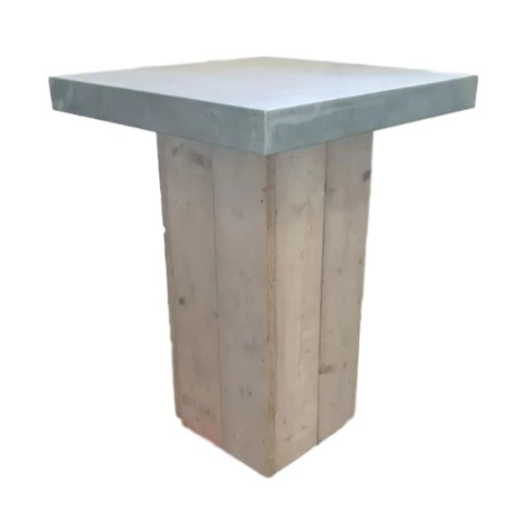 Statafel steigerhout met zinkenblad