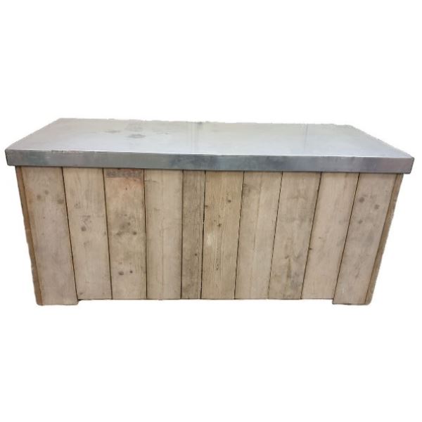 Buffet bar Steigerhout met Zinkenblad