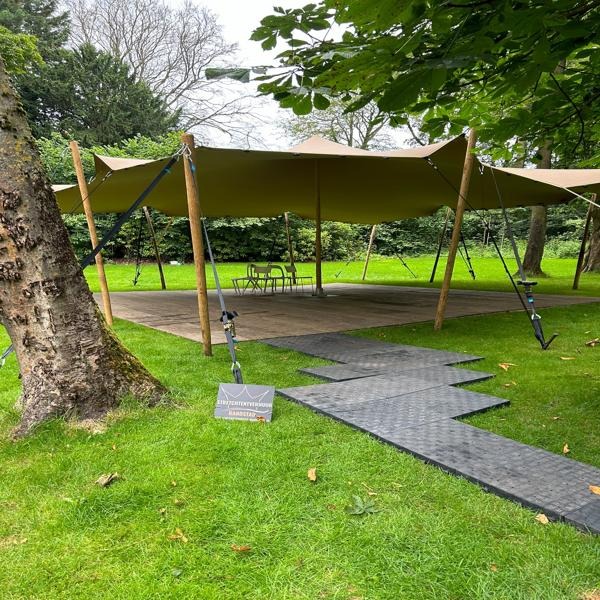 Stretchtent 15x10 meter