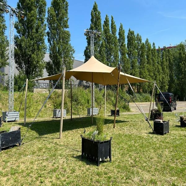 Stretchtent 10x10 meter
